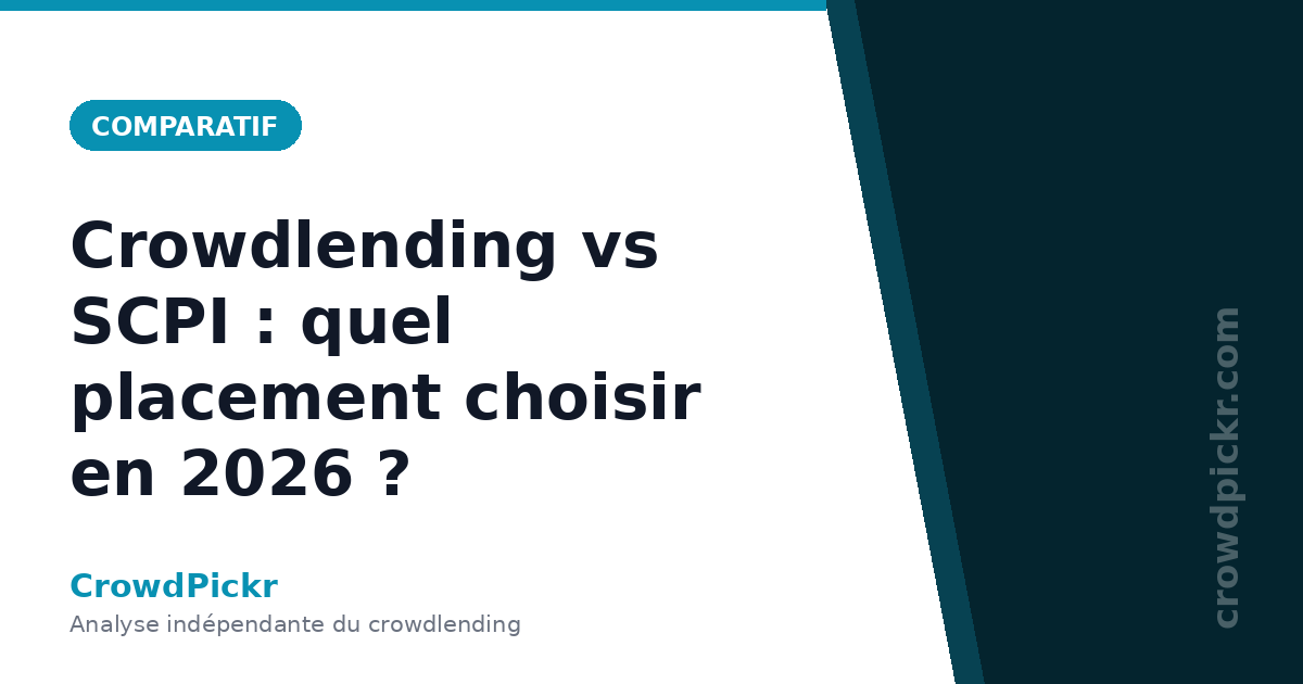 Crowdlending vs SCPI: which investment to choose in 2026?