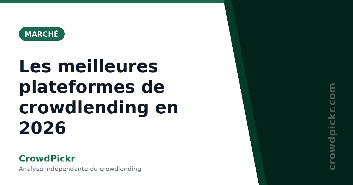Les meilleures plateformes de crowdlending en 2026