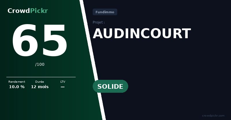 Score card — AUDINCOURT