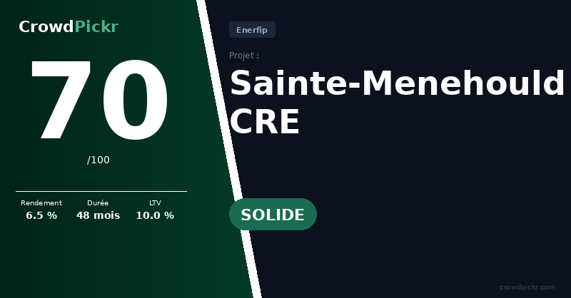 Score card — Sainte-Menehould PV