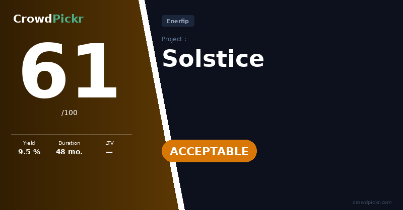 Score card — Solstice