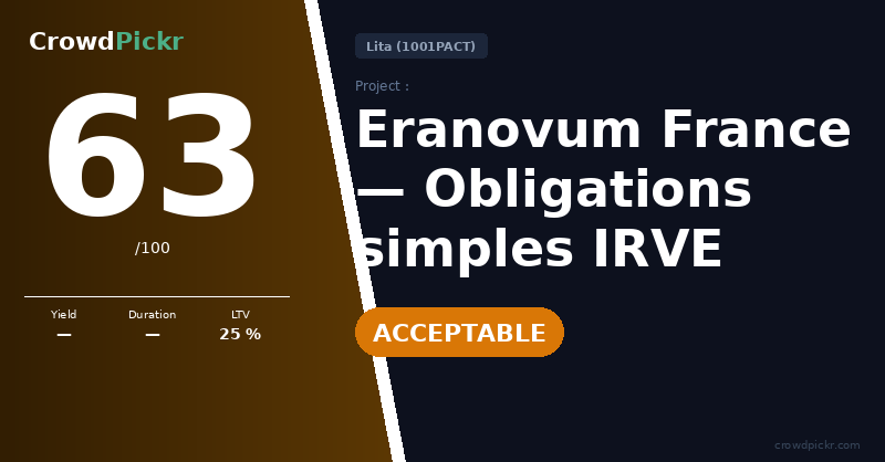 Score card — Eranovum France