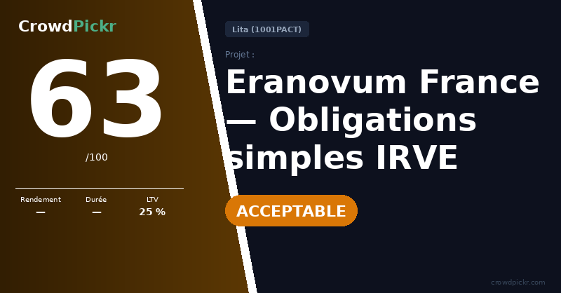 Score card — Eranovum France
