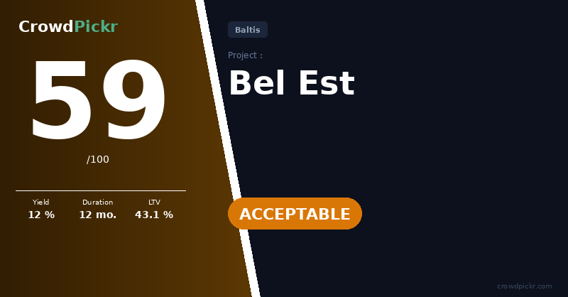 Score card — Bel Est