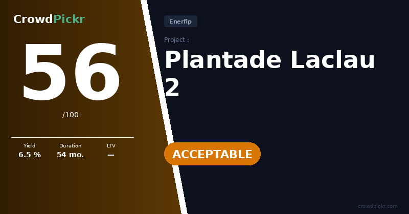 Score card — Plantade Laclau 2