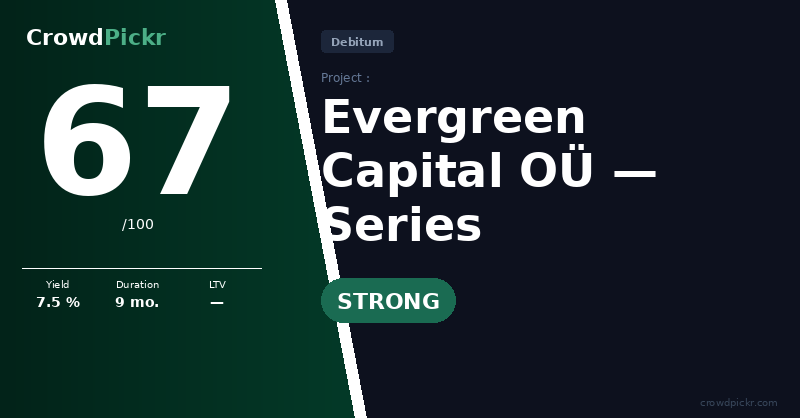 Score card — Evergreen Capital OÜ — Series LV0000112712