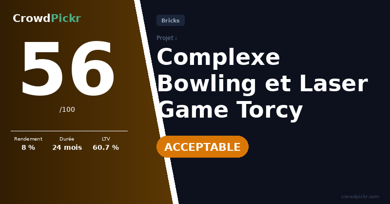 Score card — Complexe Bowling et Laser Game Torcy