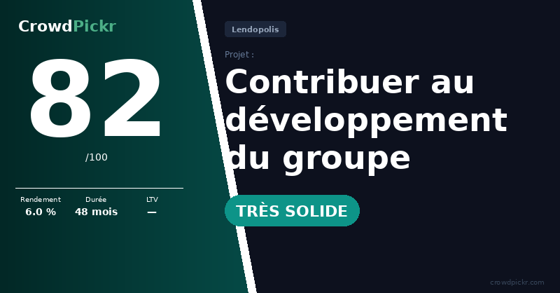 Score card — Contribuer au développement du groupe Photosol