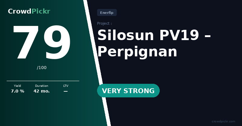 Score card — Perpignan — Silosun PV19