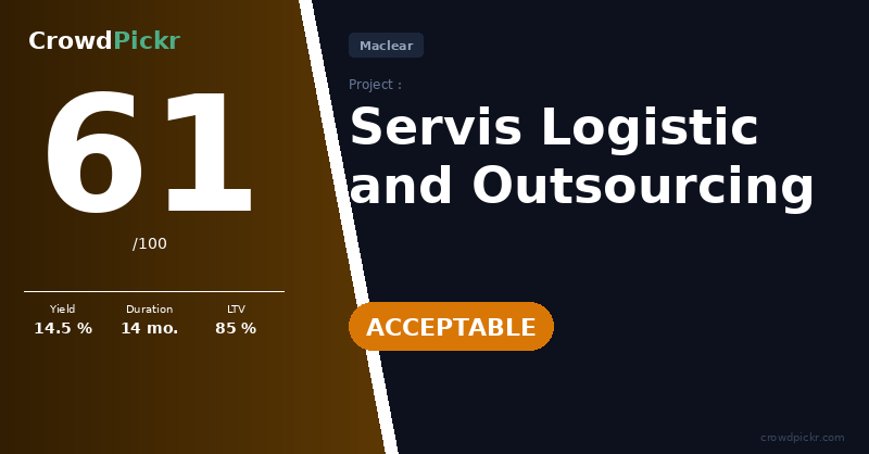 Score card — Servis Logistic and Outsourcing