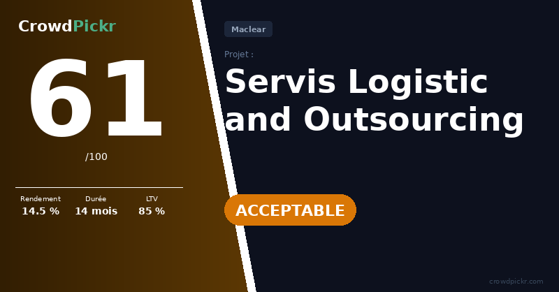 Score card — Servis Logistic and Outsourcing