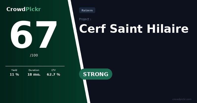 Score card — Cerf Saint-Hilaire