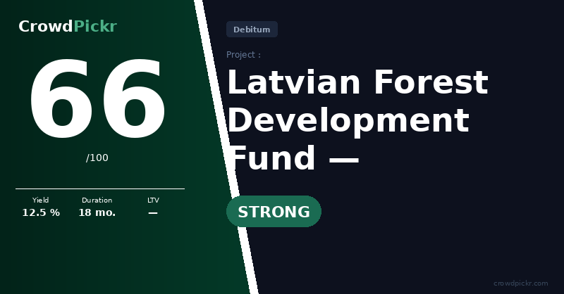Score card — Latvian Forest Development Fund — LV0000112365