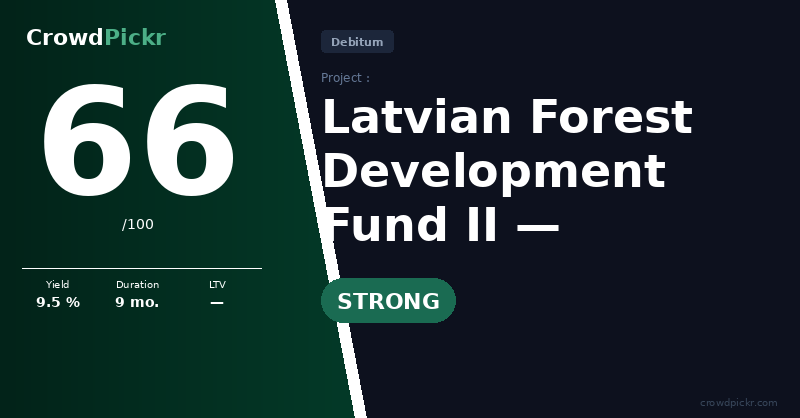 Score card — Latvian Forest Development Fund II — LV0000113041