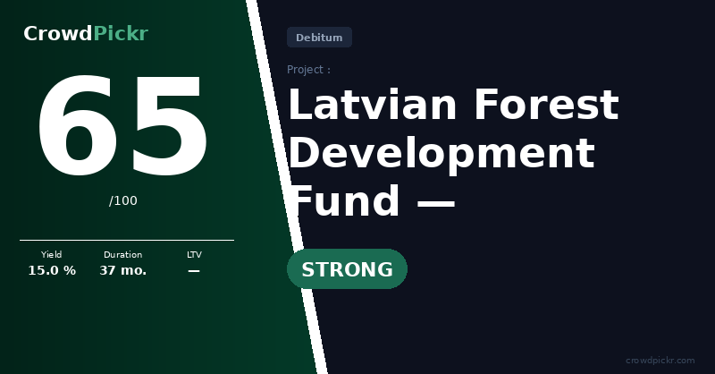 Score card — Latvian Forest Development Fund — LV0000113009