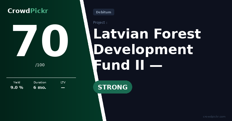 Score card — Latvian Forest Development Fund II — LV0000113025