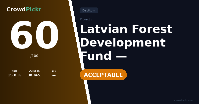 Score card — Latvian Forest Development Fund — LV0000113017