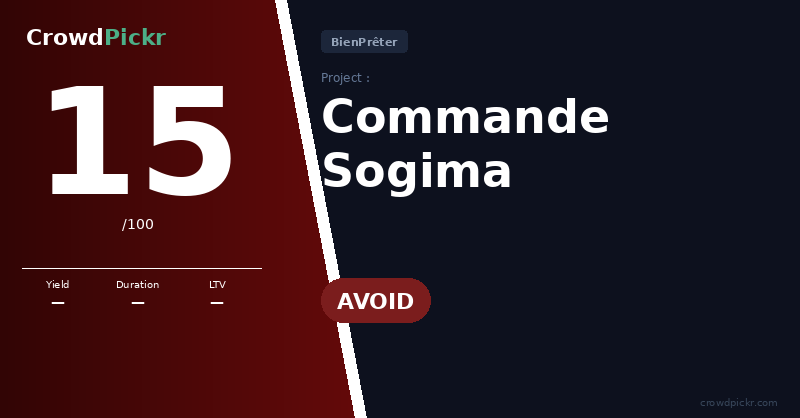 Score card — Non communiqué
