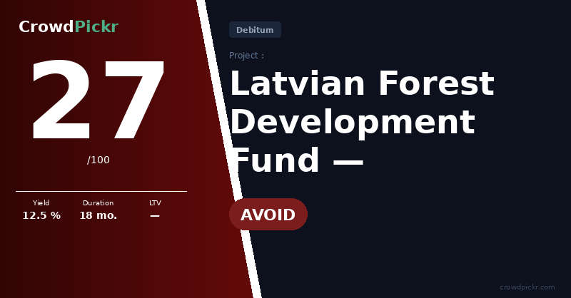 Score card — Latvian Forest Development Fund — LV0000113496