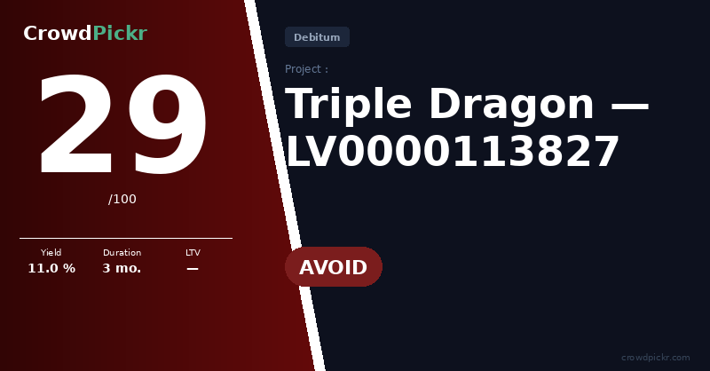 Score card — Triple Dragon — LV0000113827