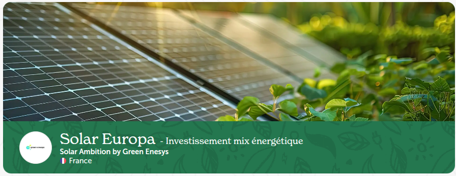 Europa Solar — Solar Ambition CF3 SAS