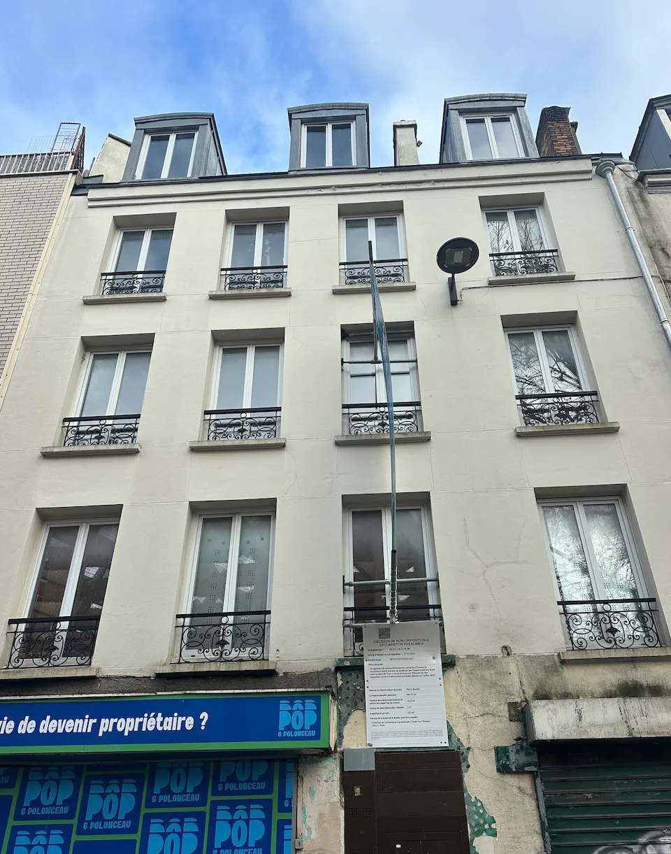 Immeuble Polonceau Paris 18e