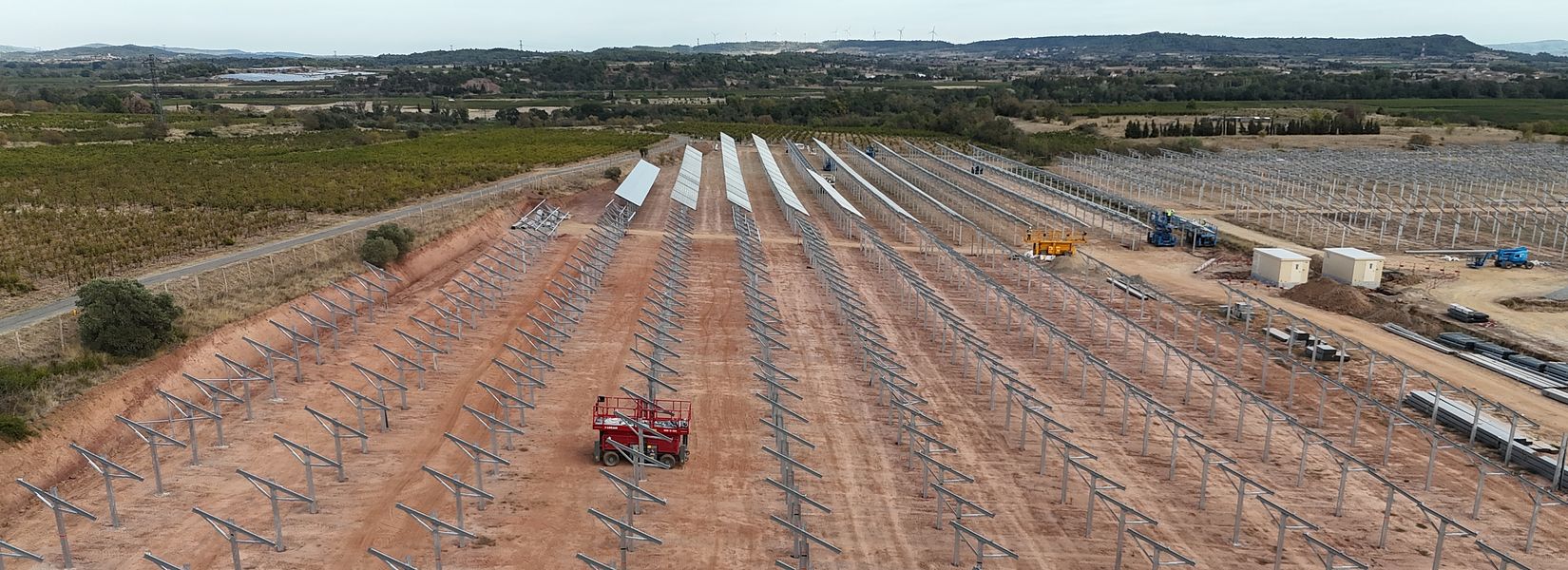 La centrale agrivoltaïque de Puichéric, en Occitanie
